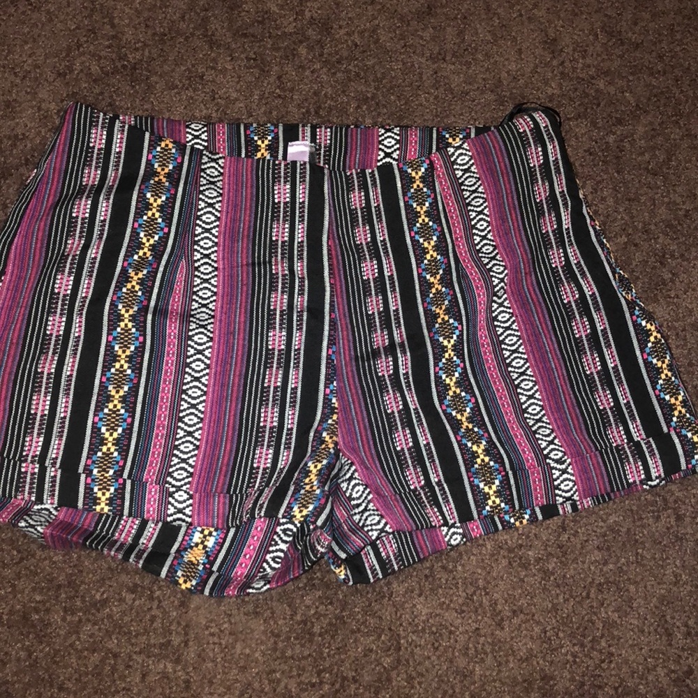 Tribal print shorts